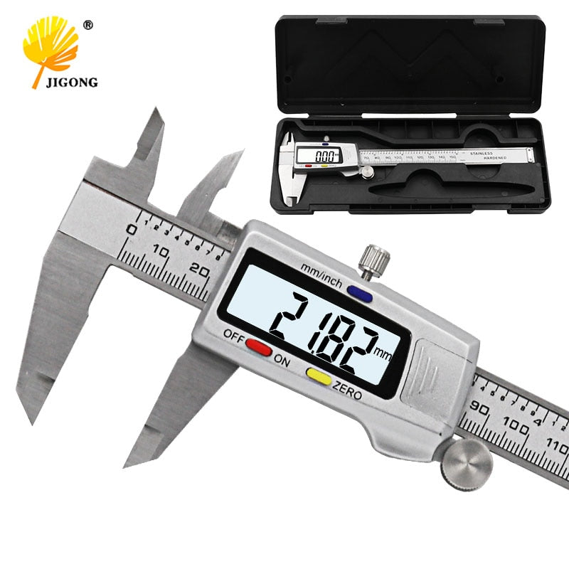 Measuring Tool Stainless Steel Digital Caliper 6 "150mm Messschieber paquimetro measuring instrument Vernier Calipers